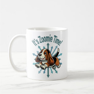 It’s Zoomie Time Basset Hound Coffee Mug