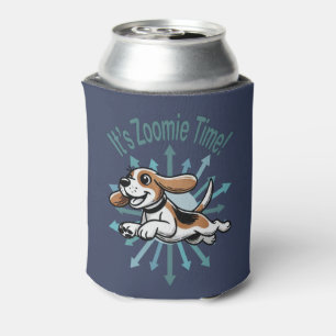 It’s Zoomie Time Beagle Can Cooler