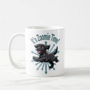 It’s Zoomie Time Black Lab Coffee Mug