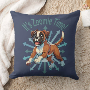 It’s Zoomie Time Boxer Cushion