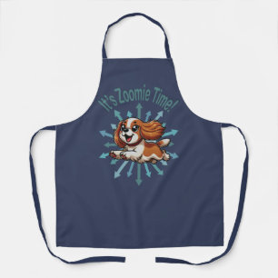 It’s Zoomie Time Cavalier Spaniel Apron