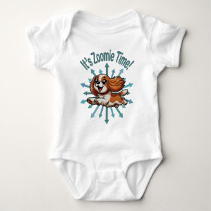 It’s Zoomie Time Cavalier Spaniel Baby Bodysuit