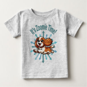 It’s Zoomie Time Cavalier Spaniel Baby T-Shirt