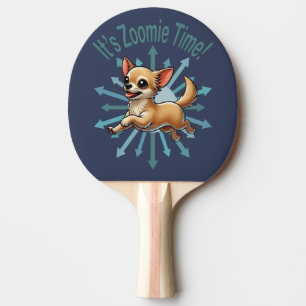 It’s Zoomie Time Chihuahua Ping Pong Paddle