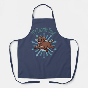 It’s Zoomie Time Chocolate Lab Apron