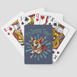 It’s Zoomie Time Corgi Playing Cards