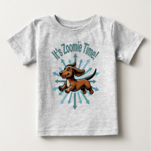 It’s Zoomie Time Dachshund Baby T-Shirt