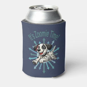 It’s Zoomie Time Dalmatian Can Cooler