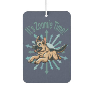It’s Zoomie Time German Shepherd Car Air Freshener