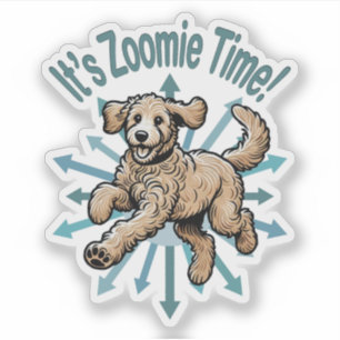 It’s Zoomie Time Golden Doodle