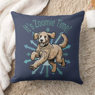 It’s Zoomie Time Golden Doodle Cushion
