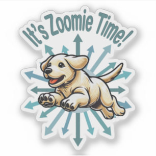 It’s Zoomie Time Golden Lab