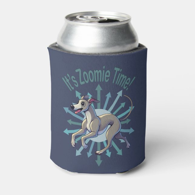 It’s Zoomie Time Greyhound Can Cooler (Can Back)