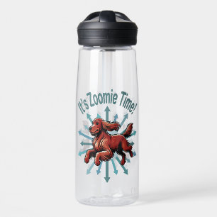 It’s Zoomie Time Irish Setter Water Bottle