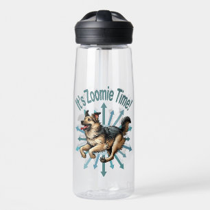 It’s Zoomie Time Large Mutt Water Bottle
