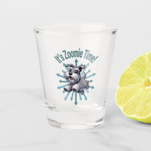 It’s Zoomie Time Miniature Schnauzer Shot Glass
