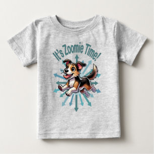 It’s Zoomie Time Mutt Baby T-Shirt