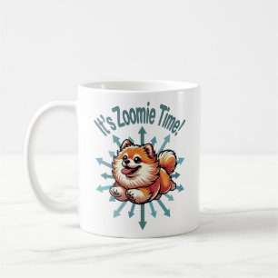 It’s Zoomie Time Pomeranian Coffee Mug
