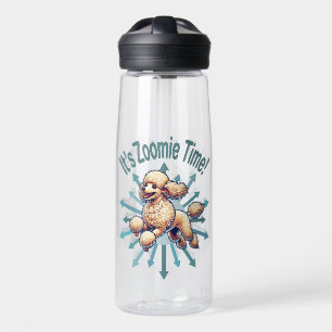 It’s Zoomie Time Poodle Water Bottle