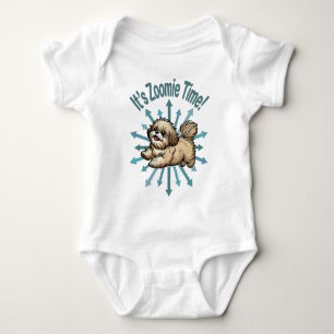 It’s Zoomie Time Shih Tzu Baby Bodysuit