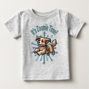 It’s Zoomie Time Small Mutt Baby T-Shirt