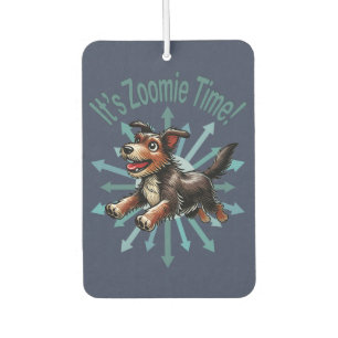 It’s Zoomie Time Terrier Mutt Car Air Freshener