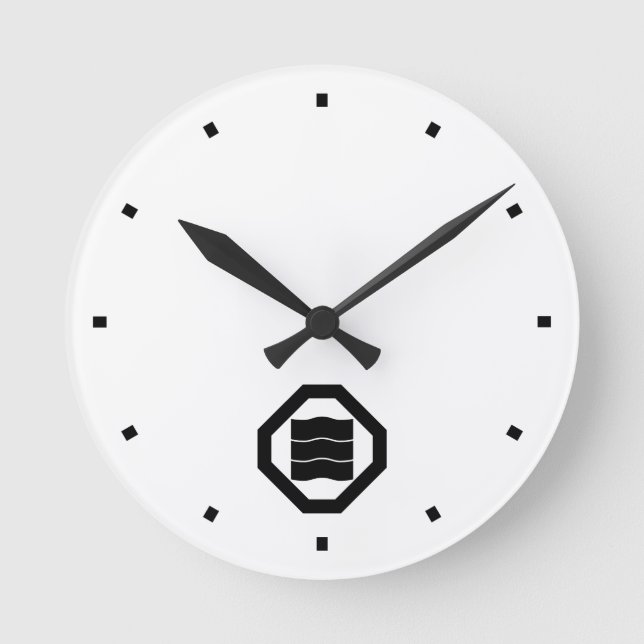 It shakes to a corner corner, and three round clock (Front)