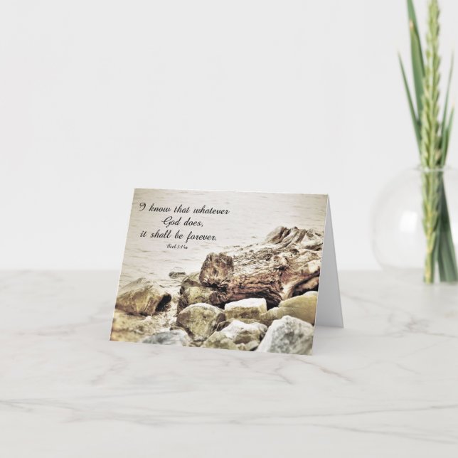 It Shall Be Forever - Scripture Card (Front)