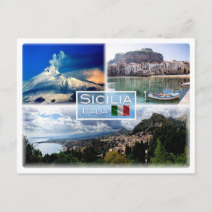 IT Sicilia - Etna - Cefalu' - Taormina - Postcard