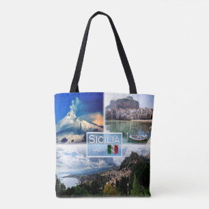 IT Sicilia - Etna - Cefalu' - Taormina - Tote Bag