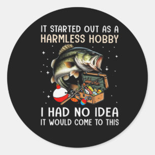 It Started Out As A Harmless Hob Classic Round Sticker