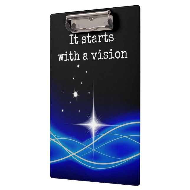 It Starts With A Vision Clipboard (Left)