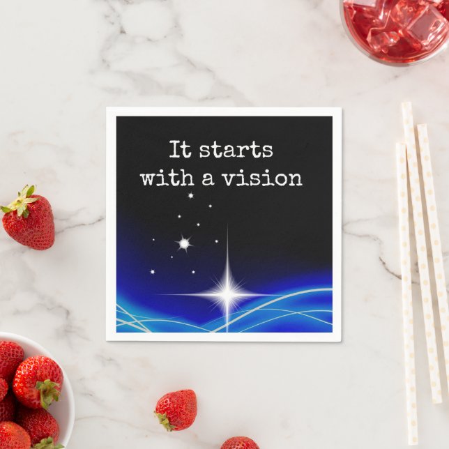 It Starts With A Vision Napkin (Insitu)