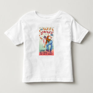 It Strikes Me, Cartoon Man Bowling Toddler T-Shirt