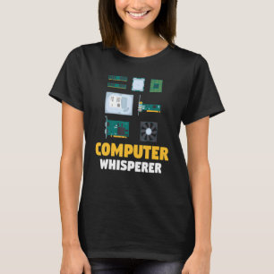 IT Support Computer Programmer Computer Whispere T-Shirt