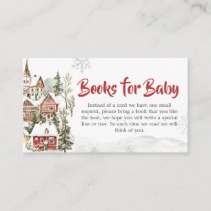 It Take a Village Baby Shower Books for Baby Enclosure Card
