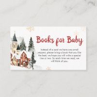 It Take a Village Winter Baby Shower Book for Baby