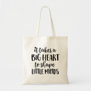 It takes a big heart - Teacher Gift Tote Bag