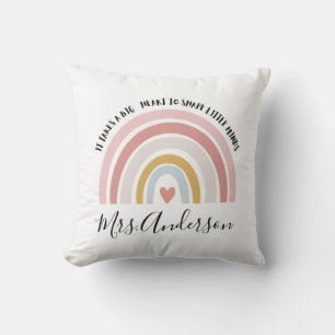 It Takes A Big Heart To Shape Little Minds, Custom Cushion