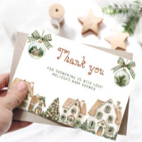 It Takes a Village Baby Shower Thank You Card