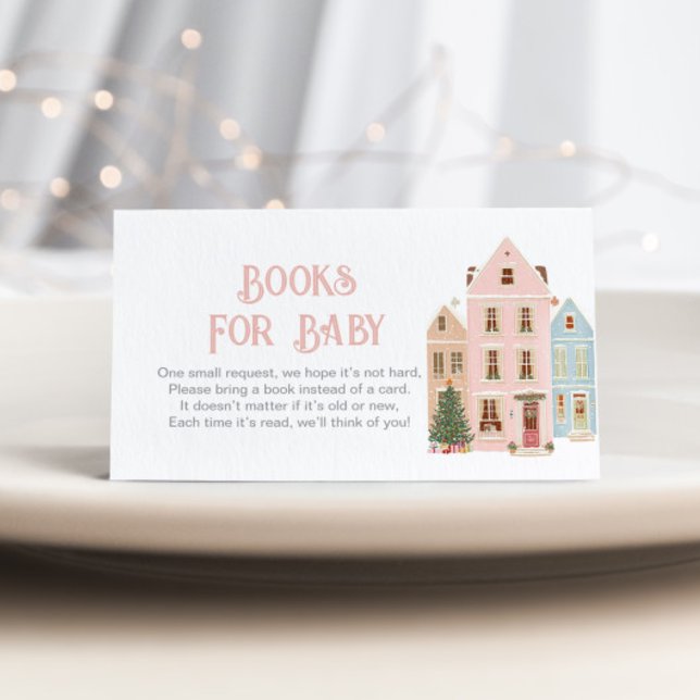 It takes a Village Pink Houses Books for baby  Enclosure Card (Creator Uploaded)