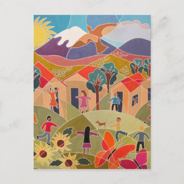 It Takes A Village Postcard (Front)