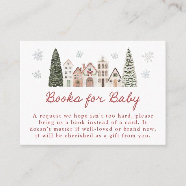 It Takes a Village Snowflake Books Request Enclosure Card (Front)