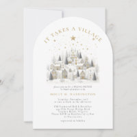 It Takes a Village Winter Baby Shower