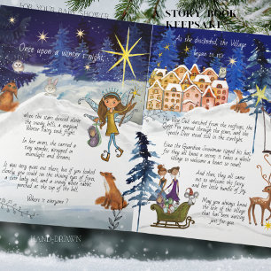 It Takes a Village Winter Fairy Storybook Keepsake Card