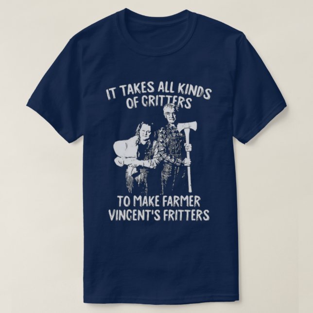 IT TAKES ALL KINDS OF CRITTERS T-Shirt (Design Front)