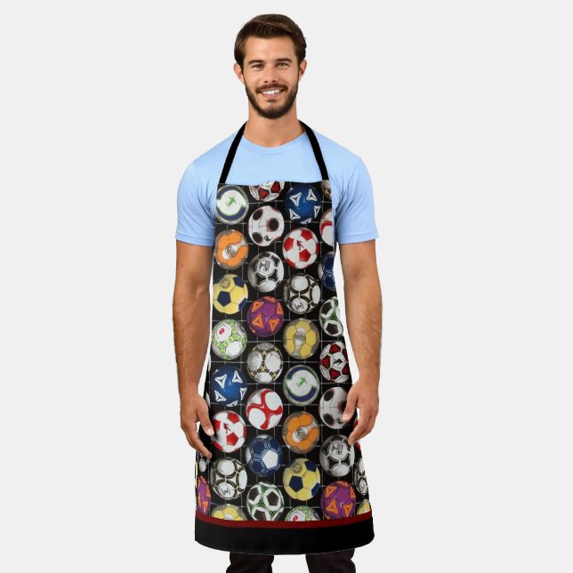 It Takes Balls to Play Soccer Apron (Worn)