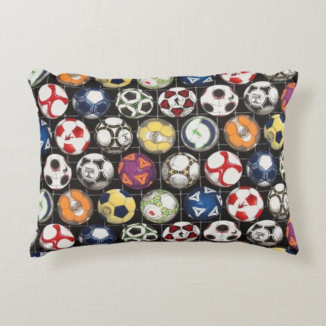 It Takes Balls to Play Soccer Decorative Cushion (Front)