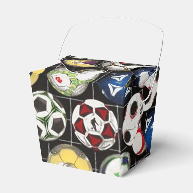 It Takes Balls to Play Soccer Favour Box (Front Side)