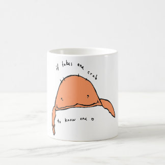 it takes one crab to know one coffee mug